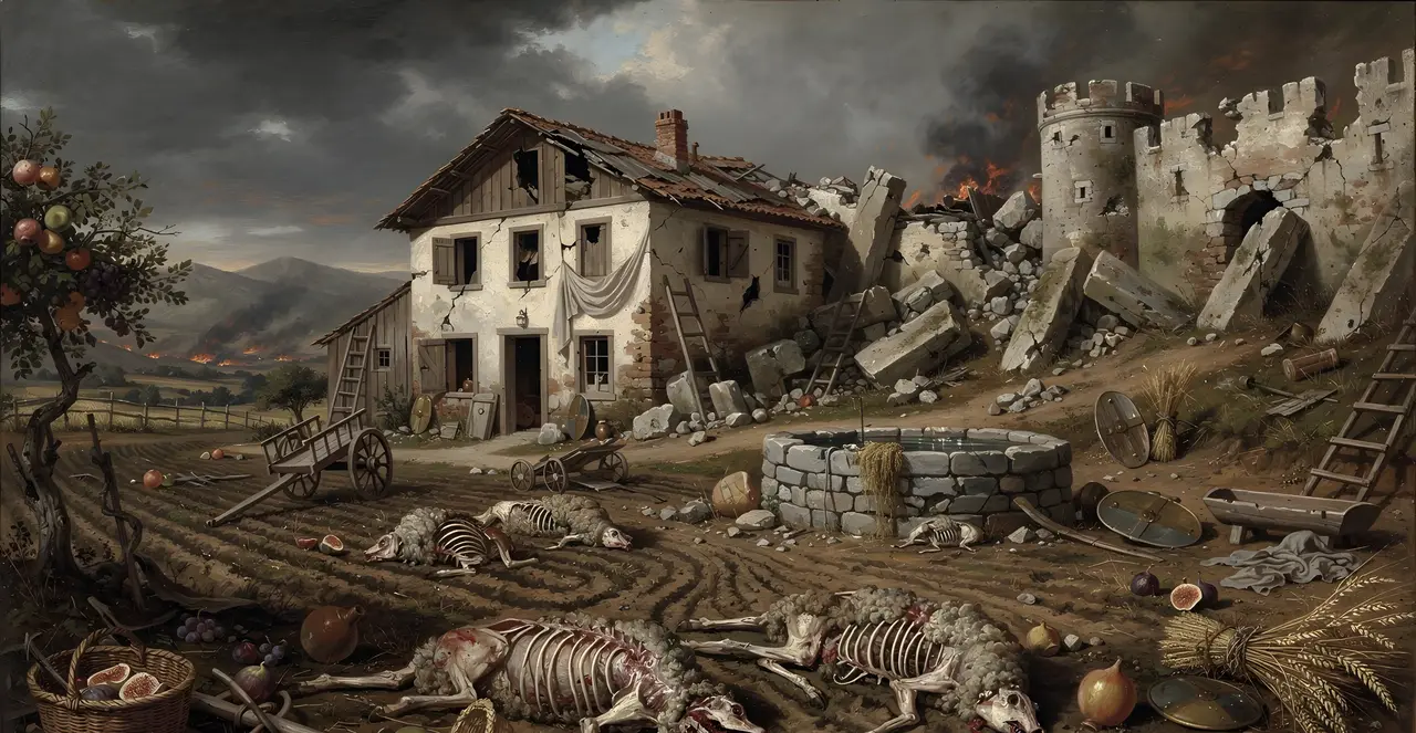 Deuteronomy 28:51-52 — Deuteronomy, oil painting · TruthPrints