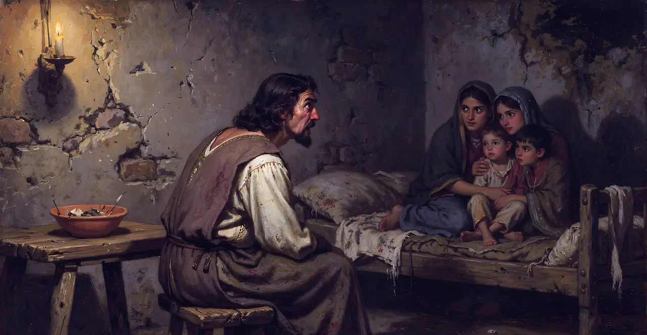 Deuteronomy 28:53-54 — Deuteronomy, oil painting · TruthPrints