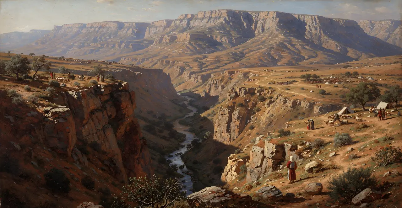 Deuteronomy 3:11-12 — Deuteronomy, oil painting · TruthPrints