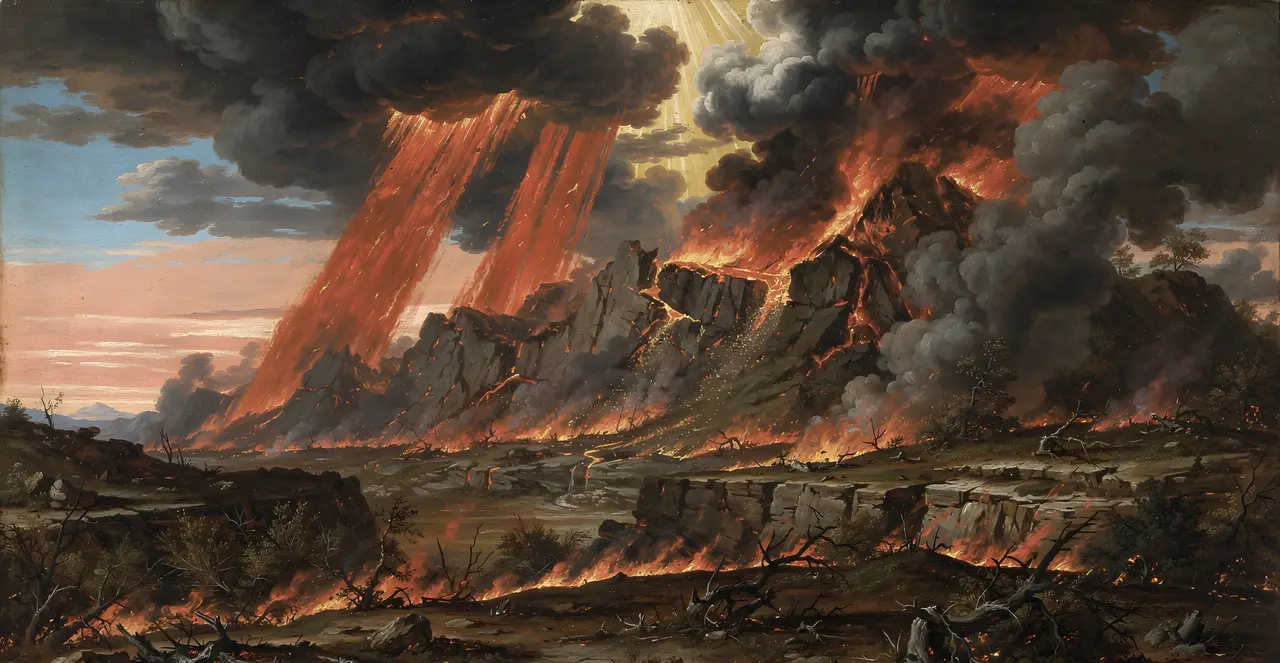 Deuteronomy 32:22-25 — Deuteronomy, oil painting · TruthPrints