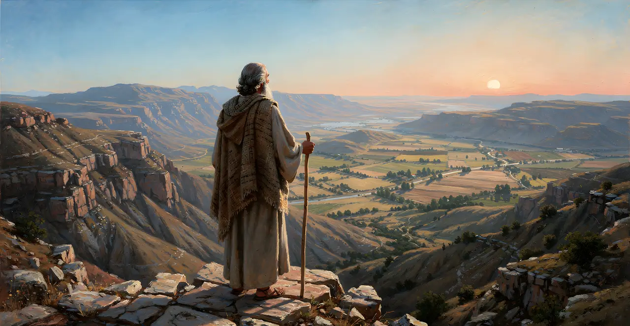 Deuteronomy 32:52 — Deuteronomy, oil painting · TruthPrints