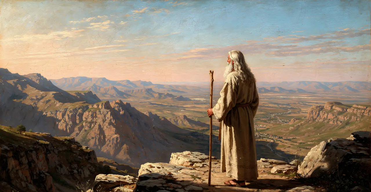 Deuteronomy 34:4-7 — Deuteronomy, oil painting · TruthPrints