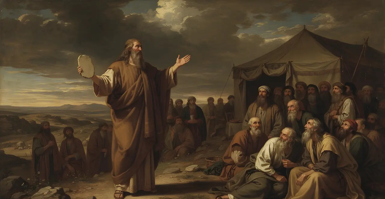 Deuteronomy 4:4-7 — Deuteronomy, oil painting · TruthPrints