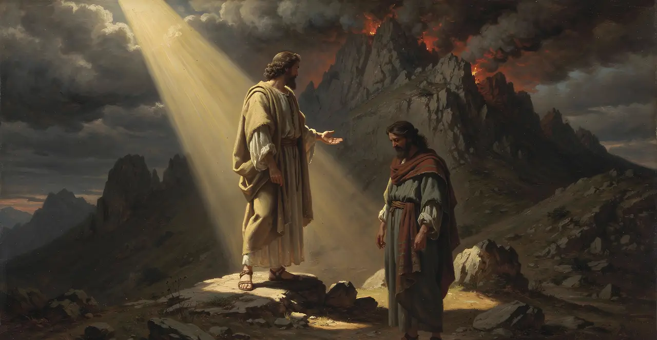 Deuteronomy 5:5-8 — Deuteronomy, oil painting · TruthPrints