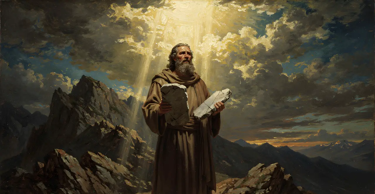 Deuteronomy 9:11-13 — Deuteronomy, oil painting · TruthPrints