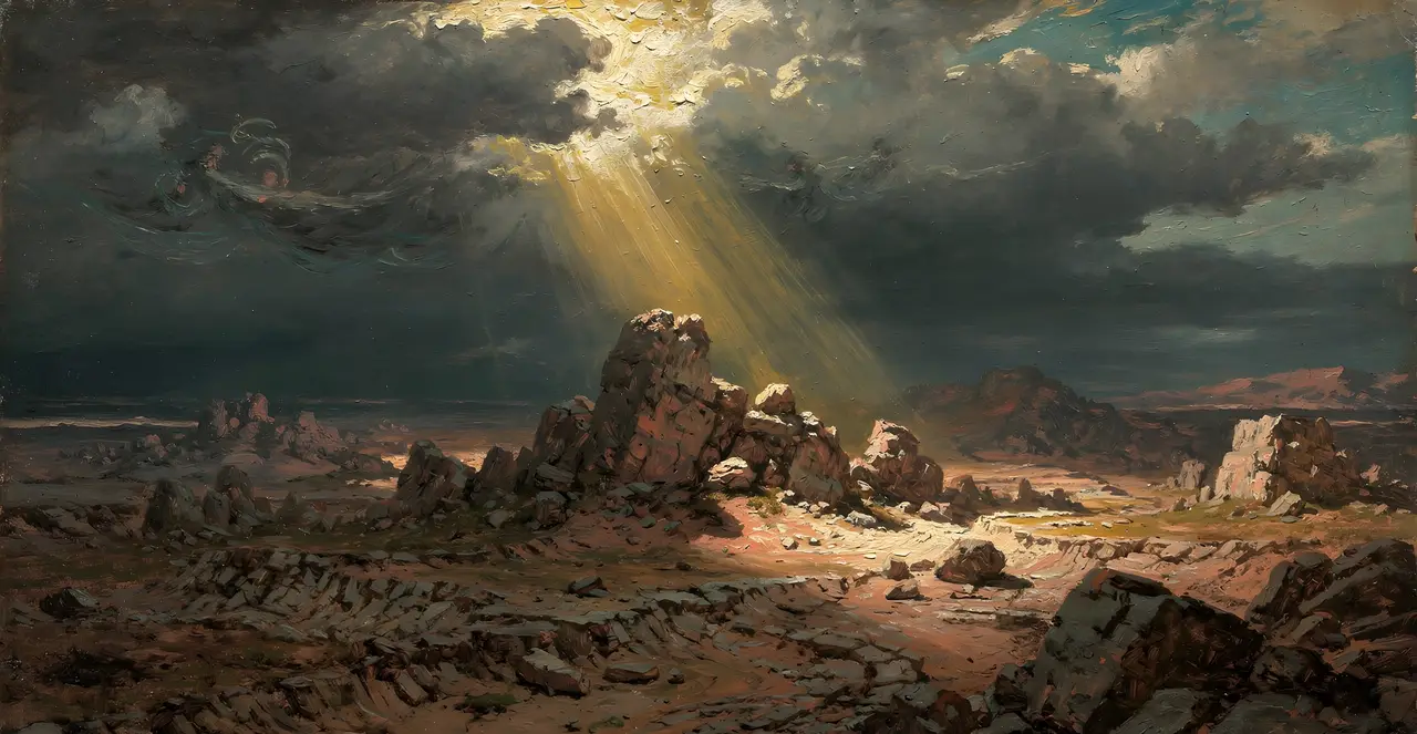 Deuteronomy 9:4-5 — Deuteronomy, oil painting · TruthPrints
