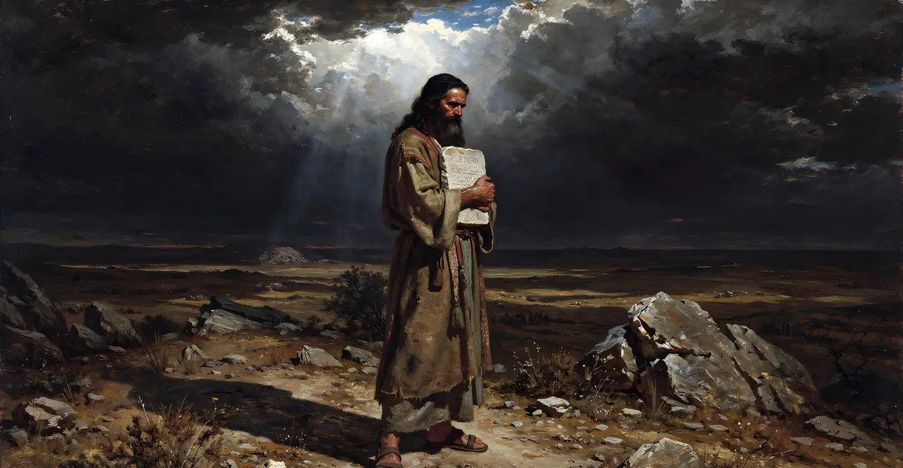 Deuteronomy 9:6-8 — Deuteronomy, oil painting · TruthPrints