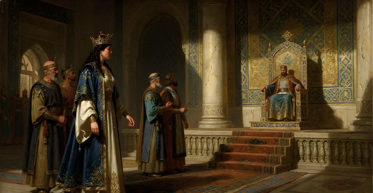 Esther 1:11-14 — Esther, oil painting · TruthPrints