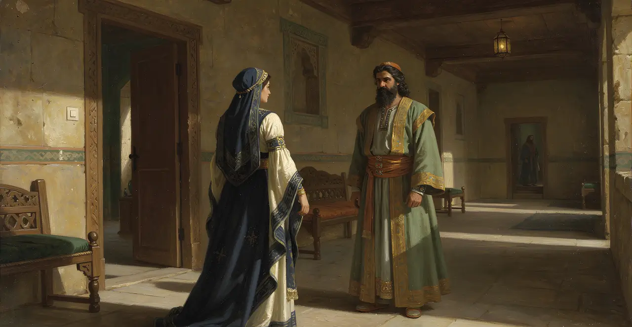 Esther 2:14-15 — Esther, oil painting · TruthPrints