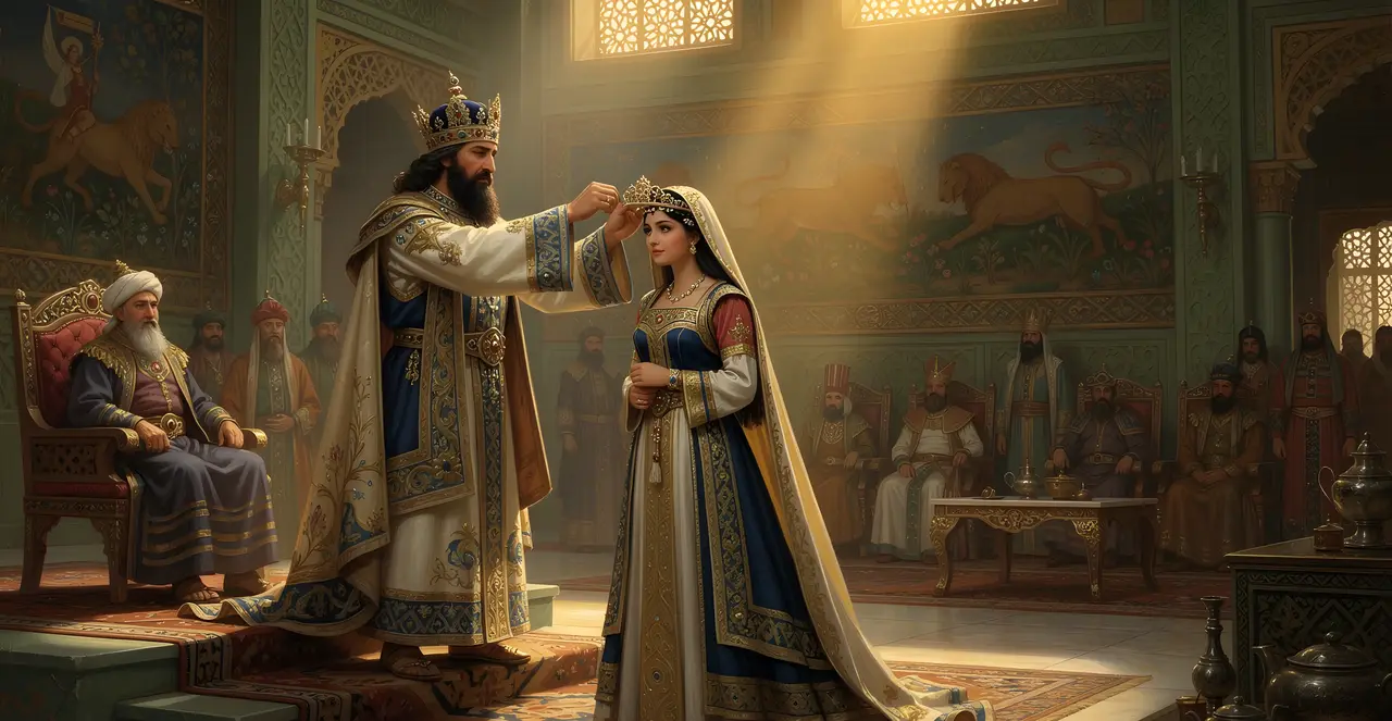 Esther 2:16-18 — Esther, oil painting · TruthPrints