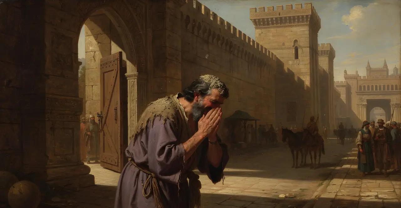 Esther 4:1-3 — Esther, oil painting · TruthPrints