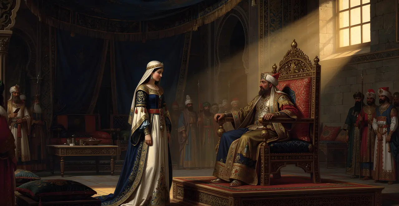 Esther 5:3-5 — Esther, oil painting · TruthPrints