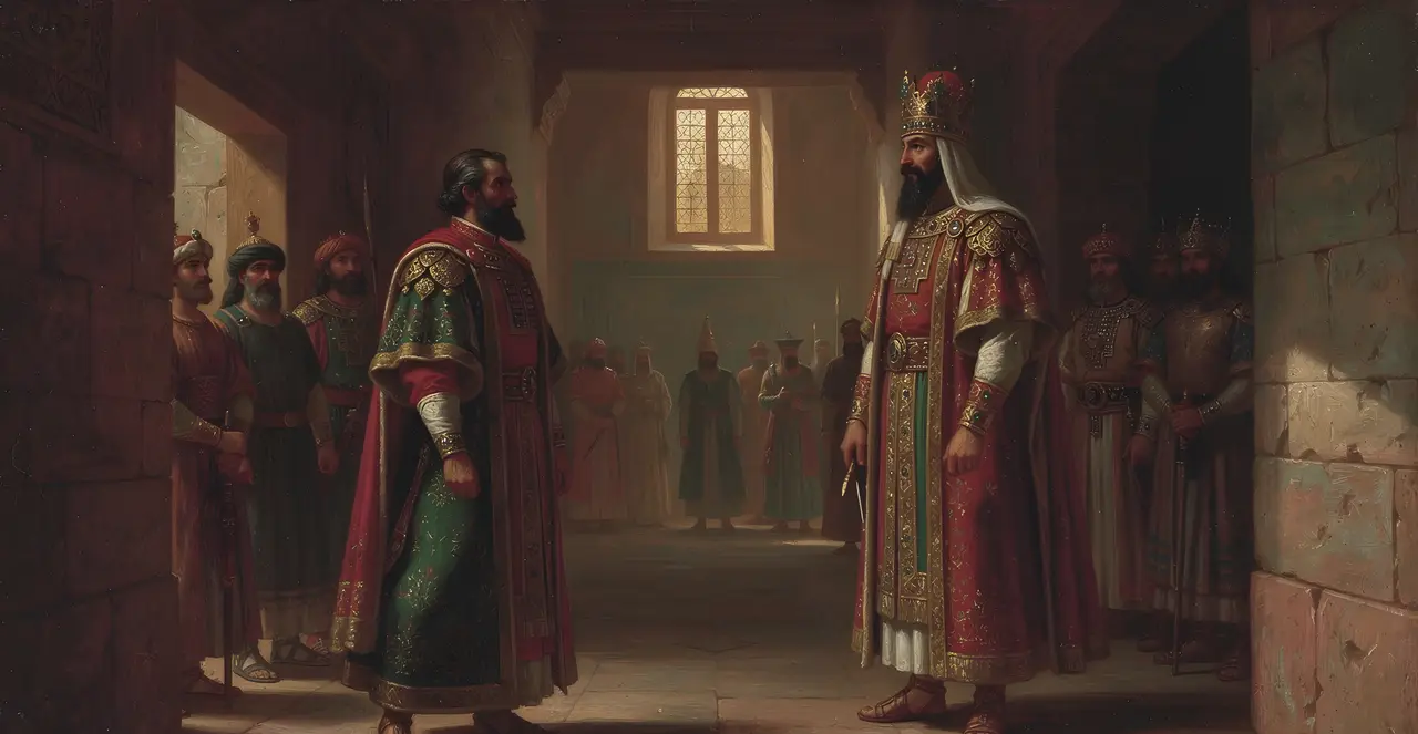 Esther 6:4-7 — Esther, oil painting · TruthPrints
