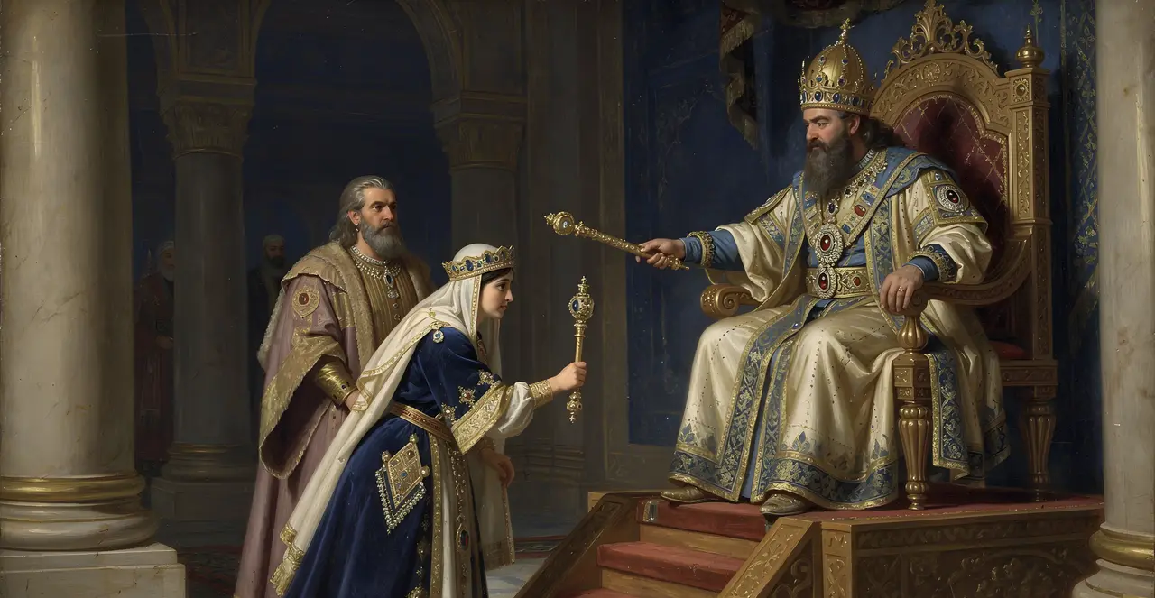 Esther 8:7-8 — Esther, oil painting · TruthPrints