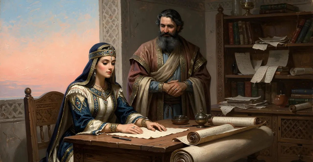 Esther 9:27-29 — Esther, oil painting · TruthPrints