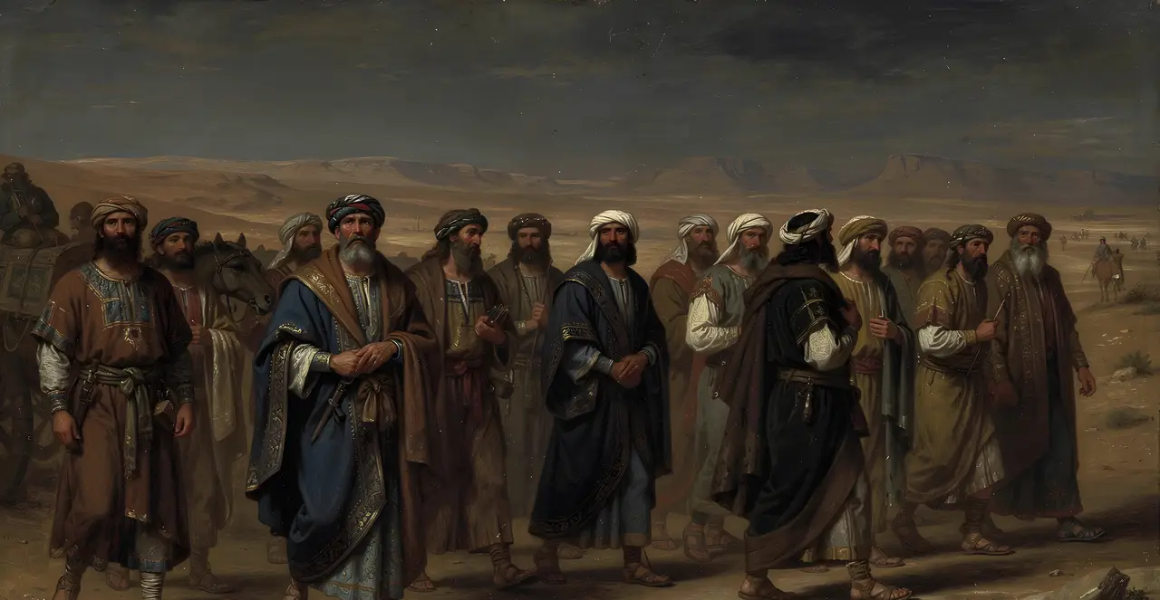Exodus 1:1-8 — Exodus, oil painting · TruthPrints