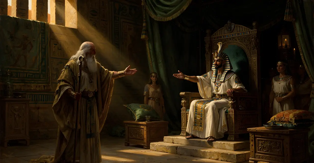 Exodus 10:25-28 — Exodus, oil painting · TruthPrints