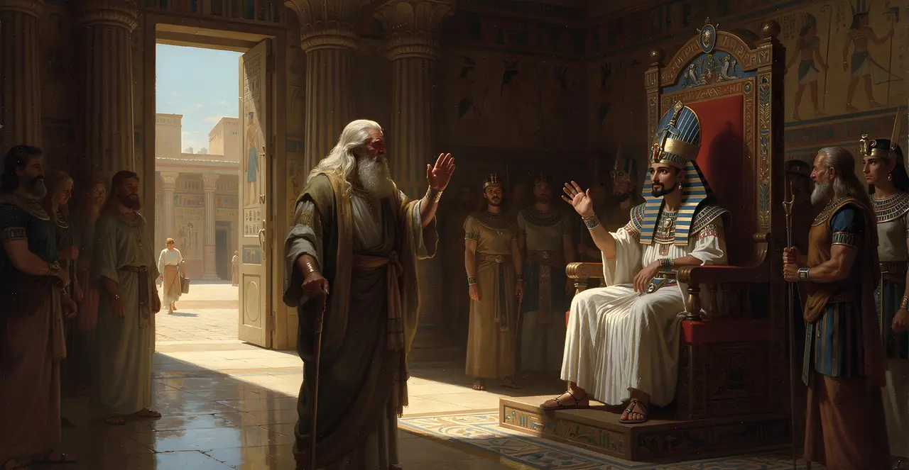 Exodus 10:9-11 — Exodus, oil painting · TruthPrints
