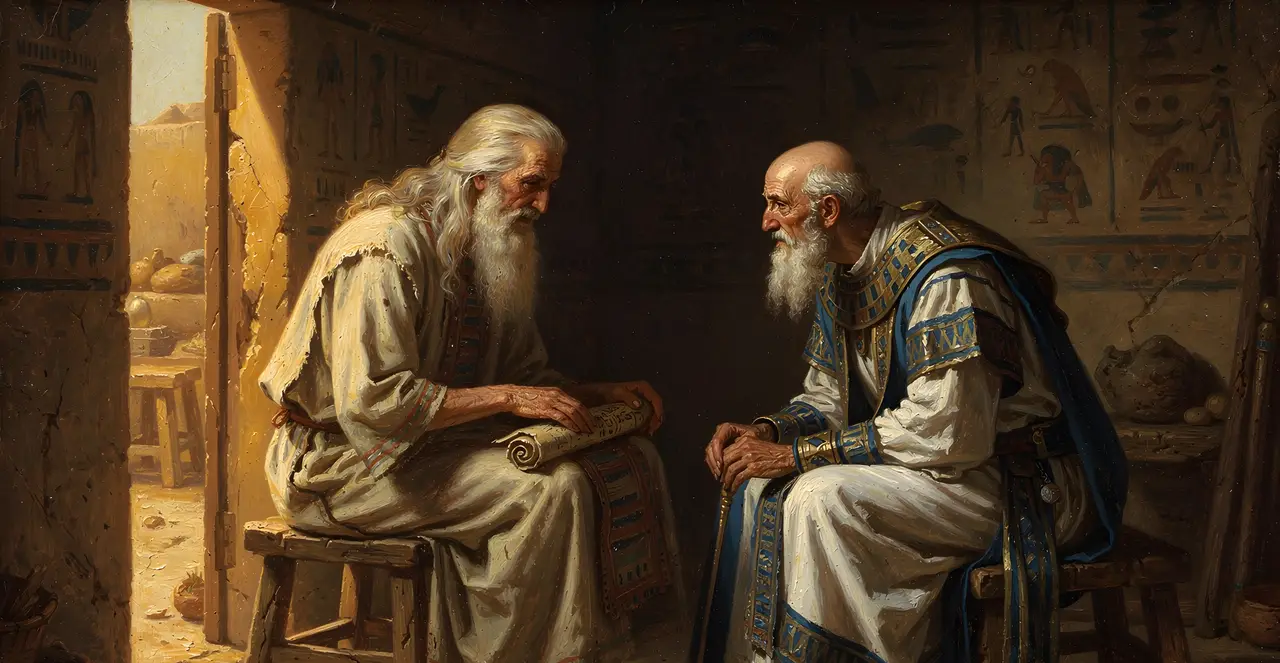 Exodus 12:1-3 — Exodus, oil painting · TruthPrints