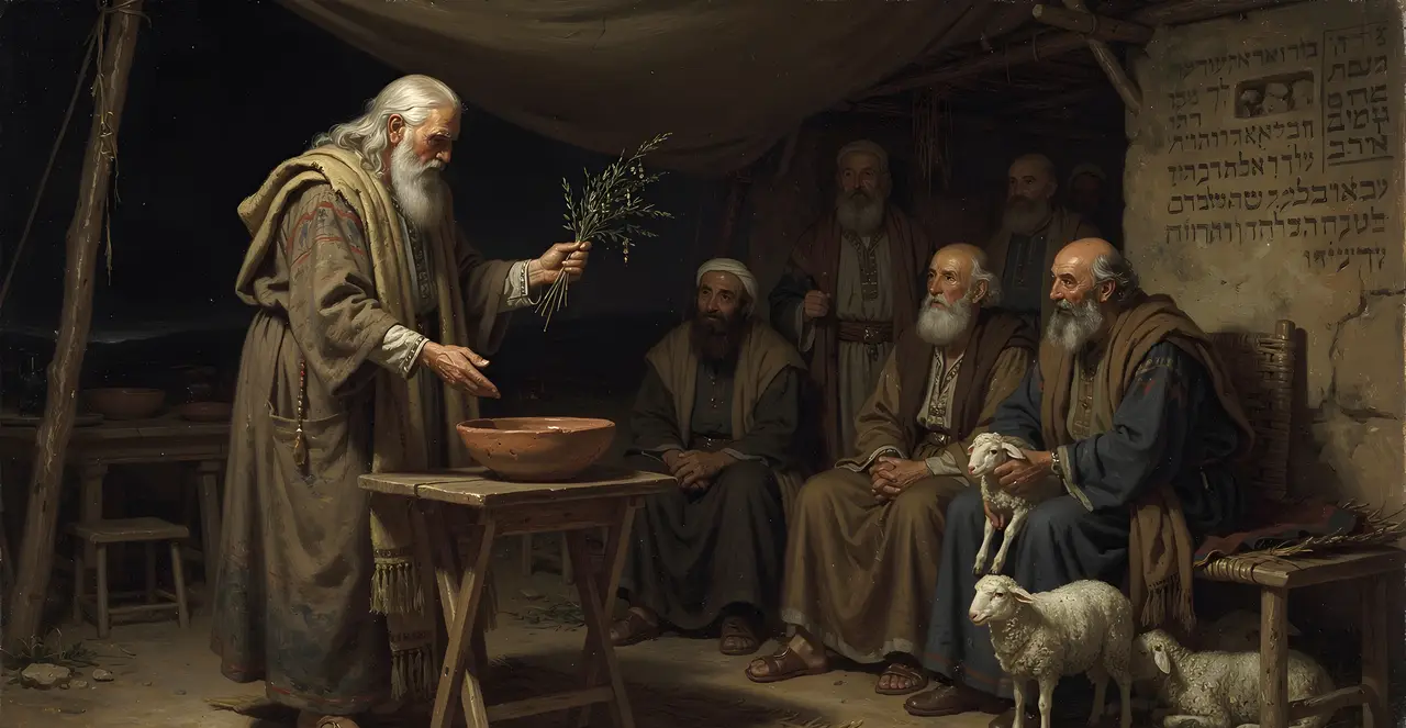 Exodus 12:20-22 — Exodus, oil painting · TruthPrints