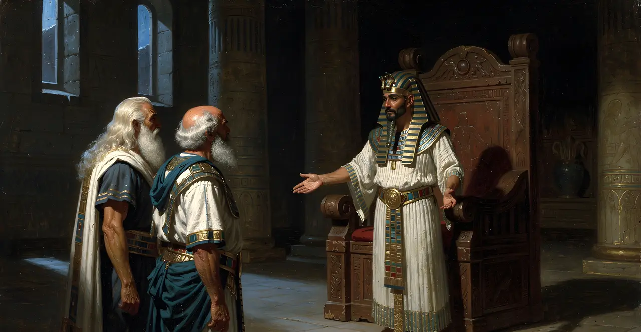 Exodus 12:30-32 — Exodus, oil painting · TruthPrints