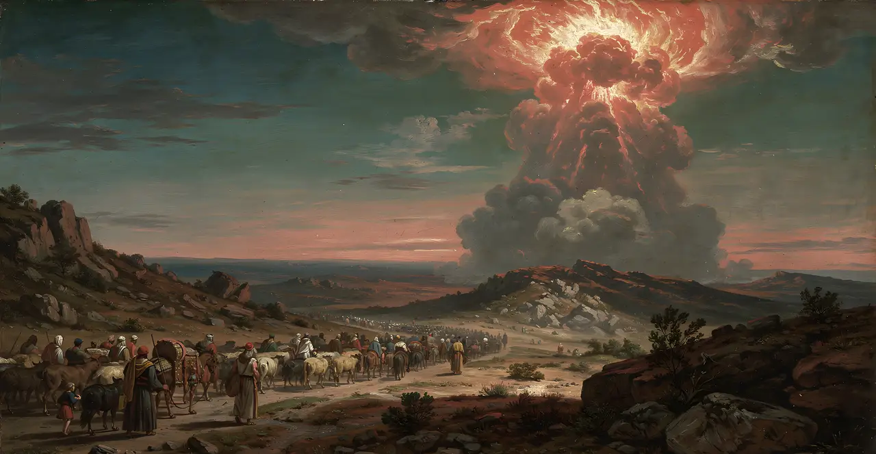 Exodus 13:20-22 — Exodus, oil painting · TruthPrints