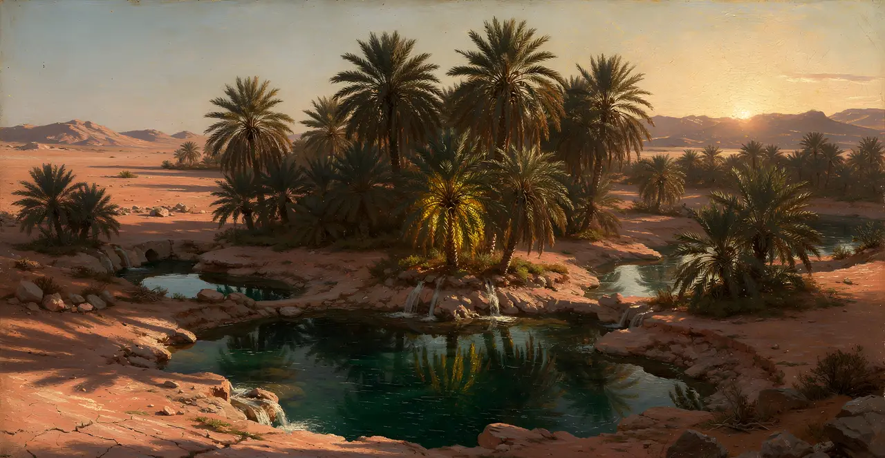 Exodus 15:26-27 — Exodus, oil painting · TruthPrints