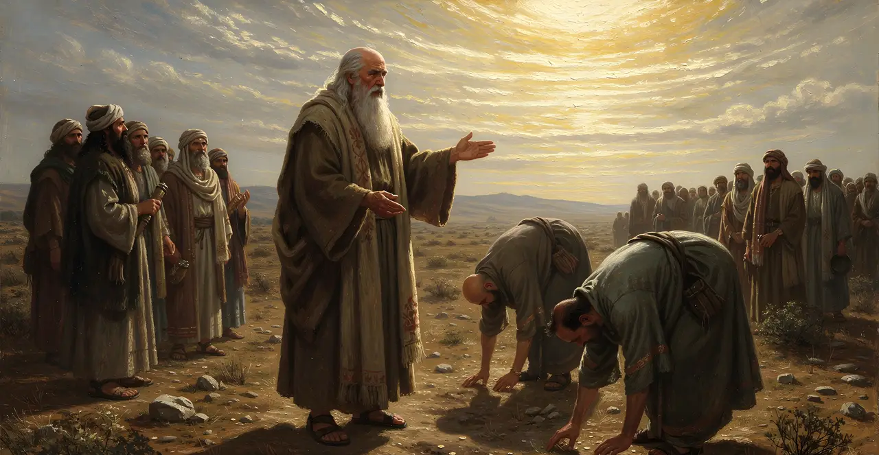 Exodus 16:25-28 — Exodus, oil painting · TruthPrints