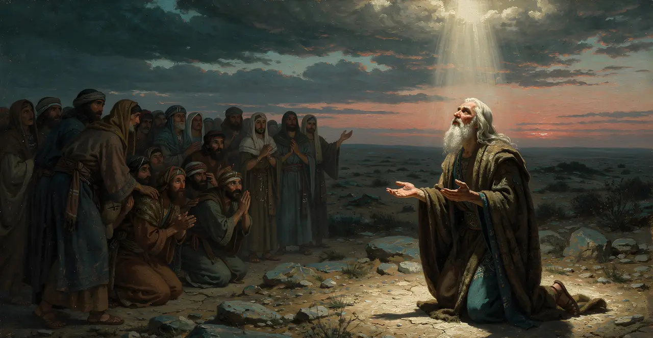 Exodus 16:3-4 — Exodus, oil painting · TruthPrints