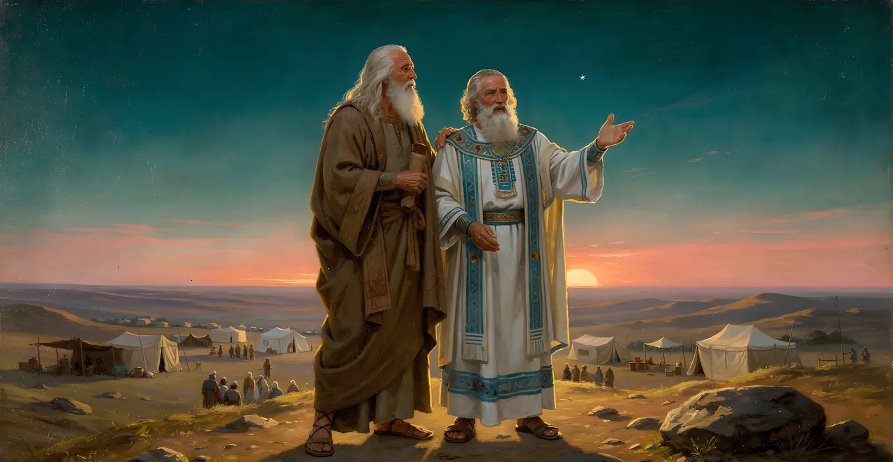 Exodus 16:5-7 — Exodus, oil painting · TruthPrints