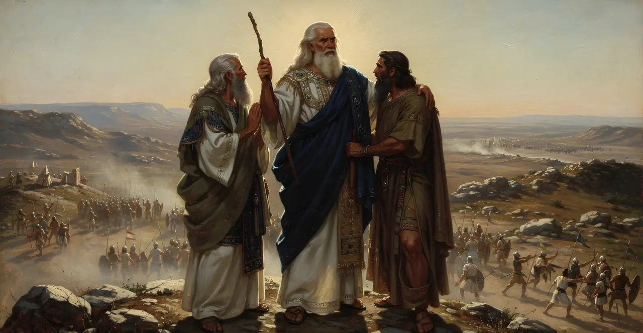 Exodus 17:7-10 — Exodus, oil painting · TruthPrints