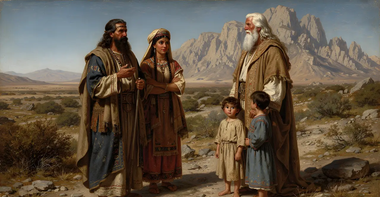 Exodus 18:5-8 — Exodus, oil painting · TruthPrints