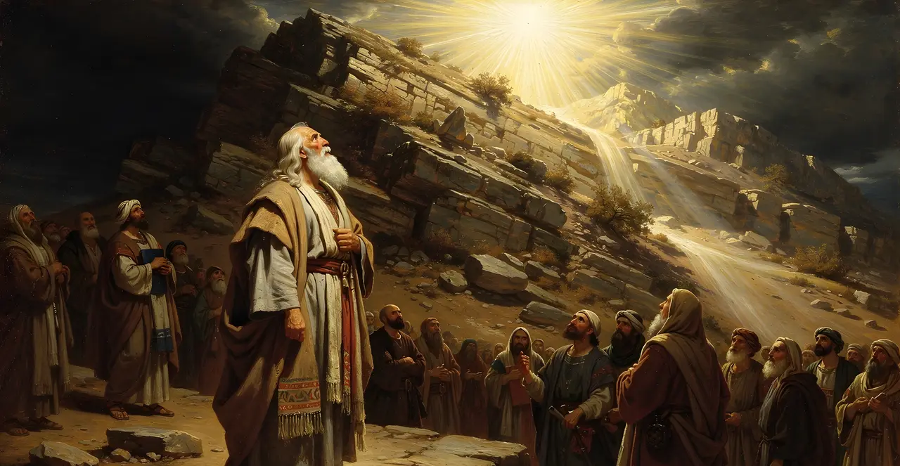 Exodus 19:20-23 — Exodus, oil painting · TruthPrints