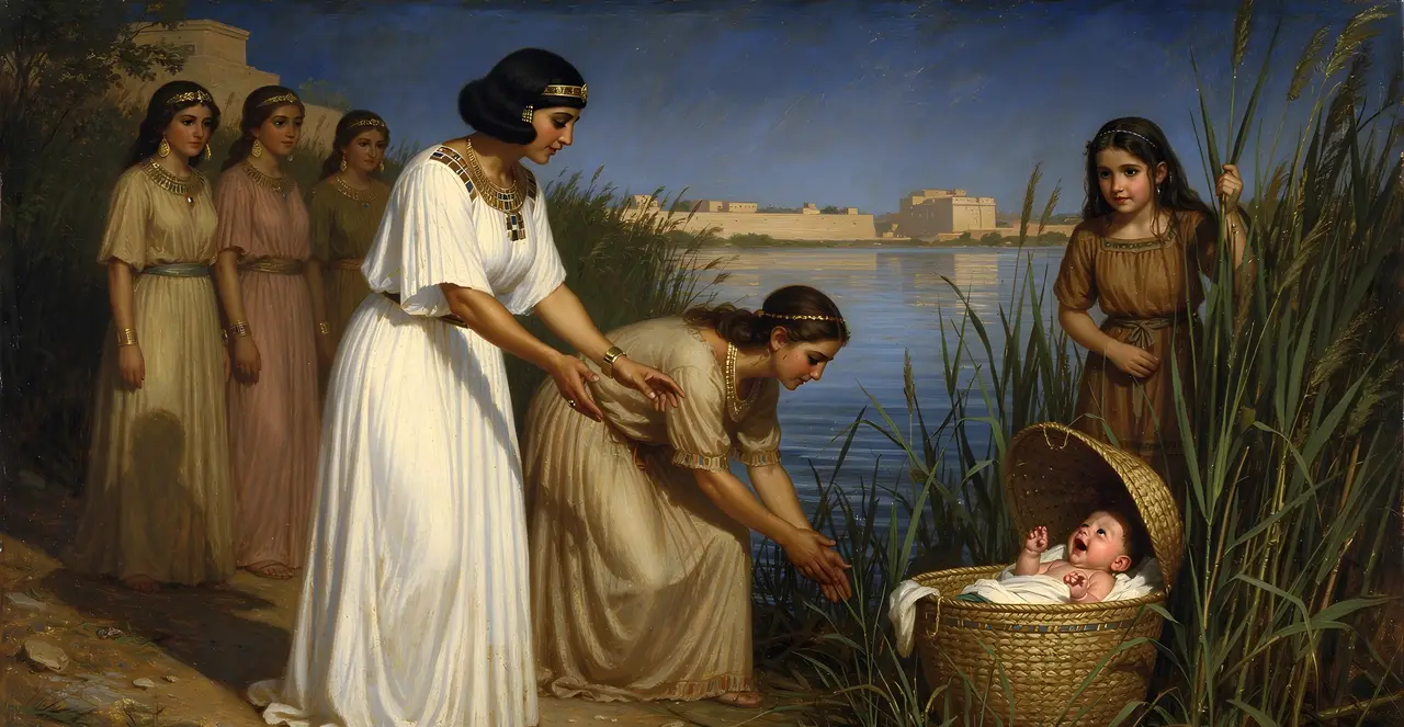 Exodus 2:5-8 — Exodus, oil painting · TruthPrints