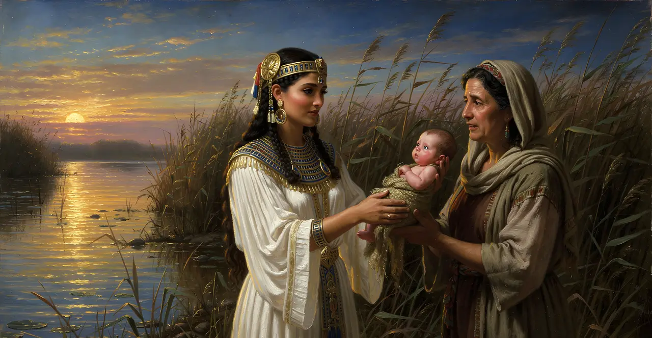 Exodus 2:9-11 — Exodus, oil painting · TruthPrints