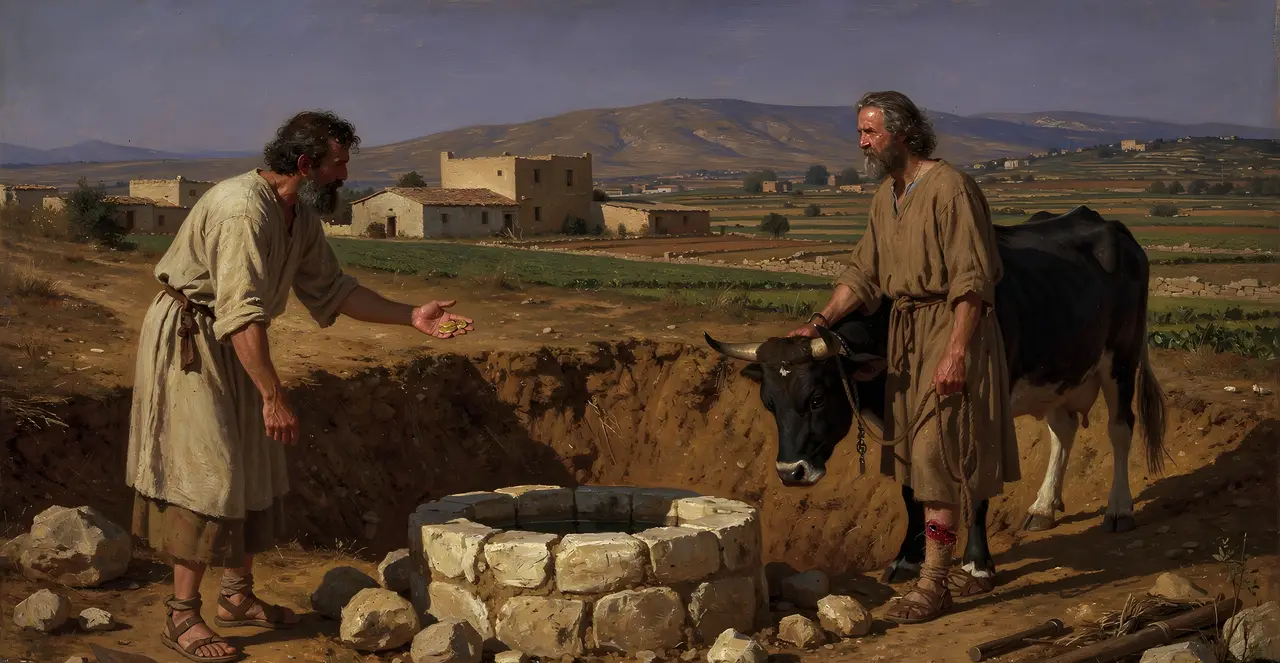 Exodus 21:34-36 — Exodus, oil painting · TruthPrints