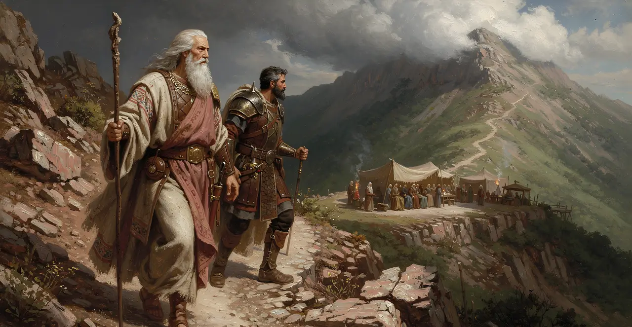 Exodus 24:12-15 — Exodus, oil painting · TruthPrints