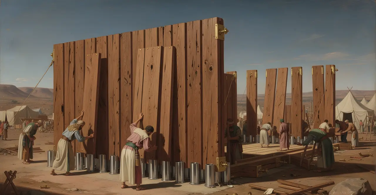 Exodus 26:19-23 — Exodus, oil painting · TruthPrints