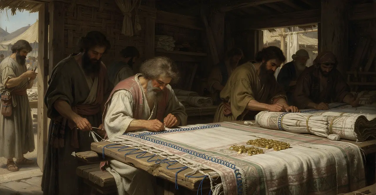Exodus 26:4-6 — Exodus, oil painting · TruthPrints