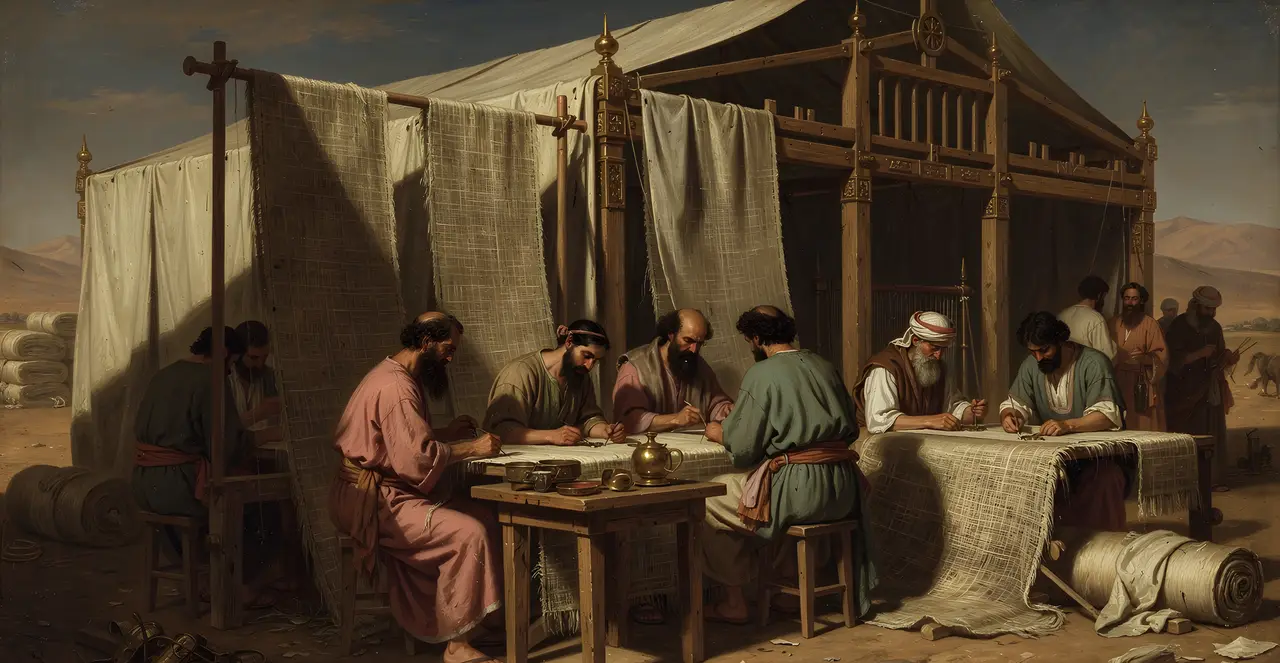 Exodus 26:7-10 — Exodus, oil painting · TruthPrints