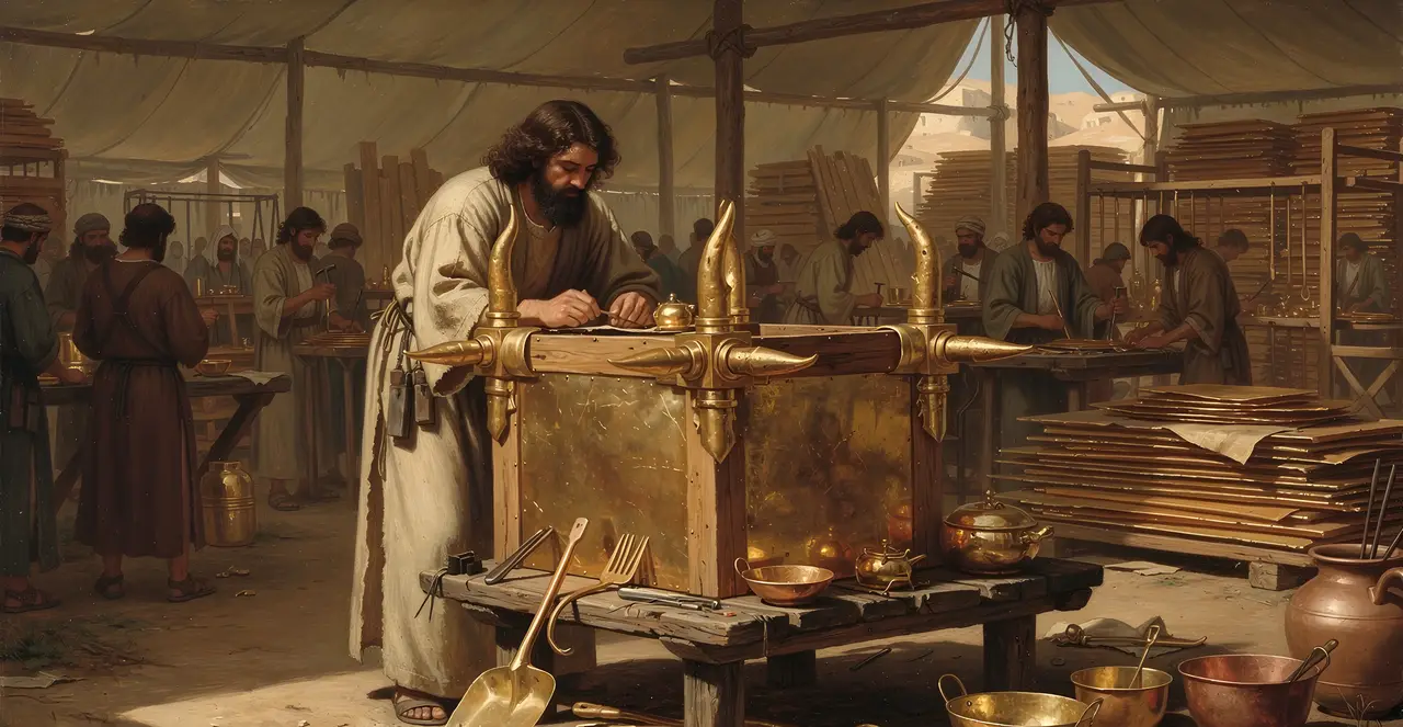 Exodus 27:1-4 — Exodus, oil painting · TruthPrints