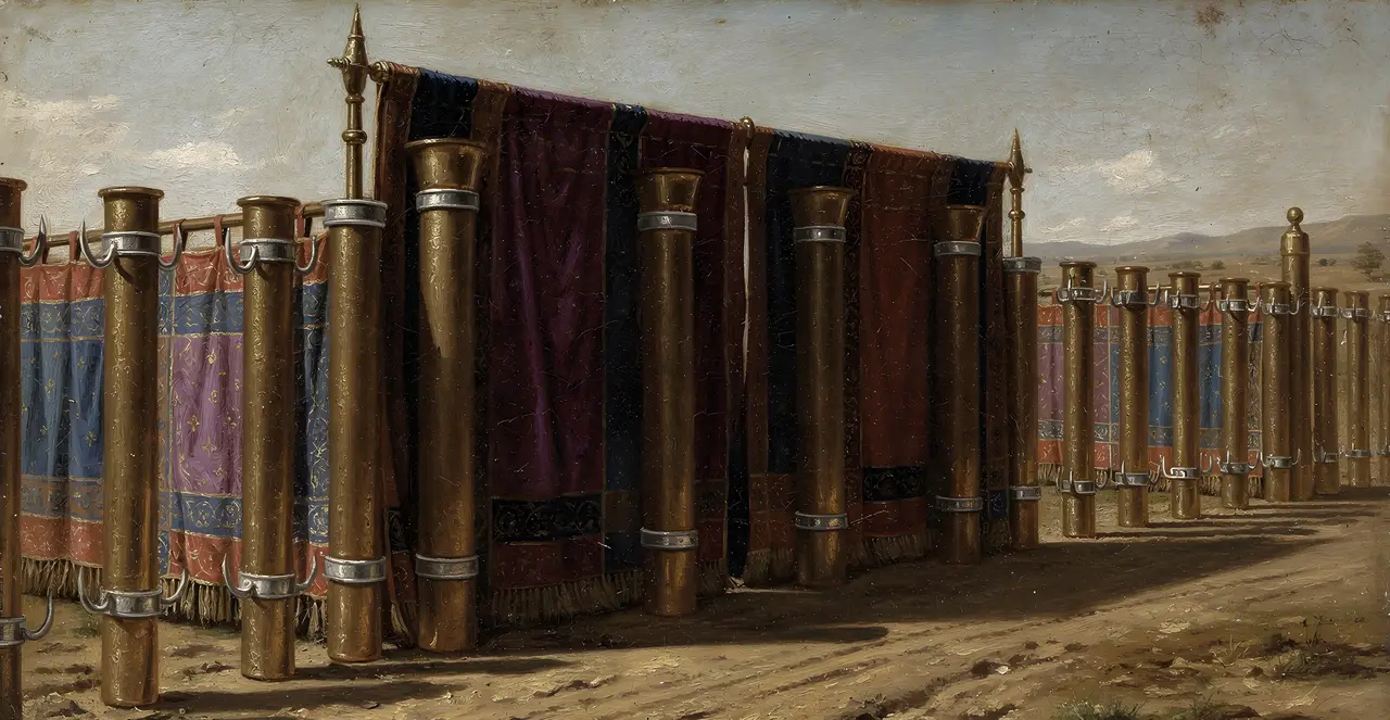 Exodus 27:14-17 — Exodus, oil painting · TruthPrints