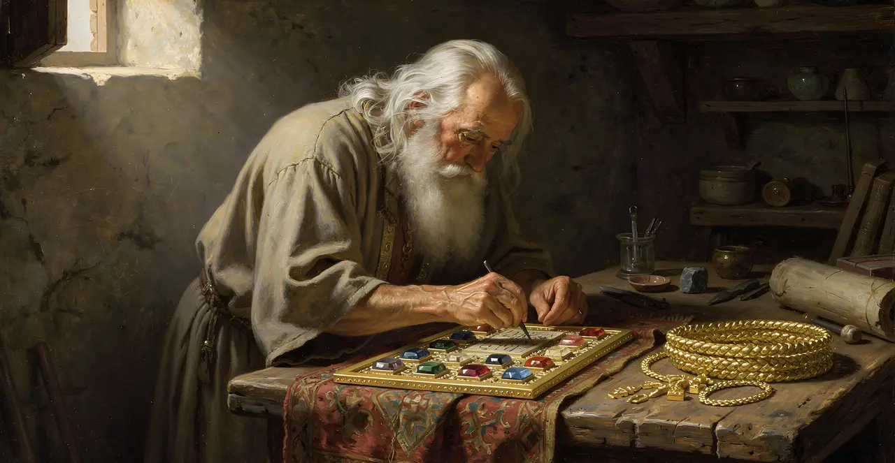 Exodus 28:21-24 — Exodus, oil painting · TruthPrints