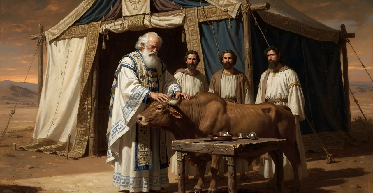 Exodus 29:10-13 — Exodus, oil painting · TruthPrints