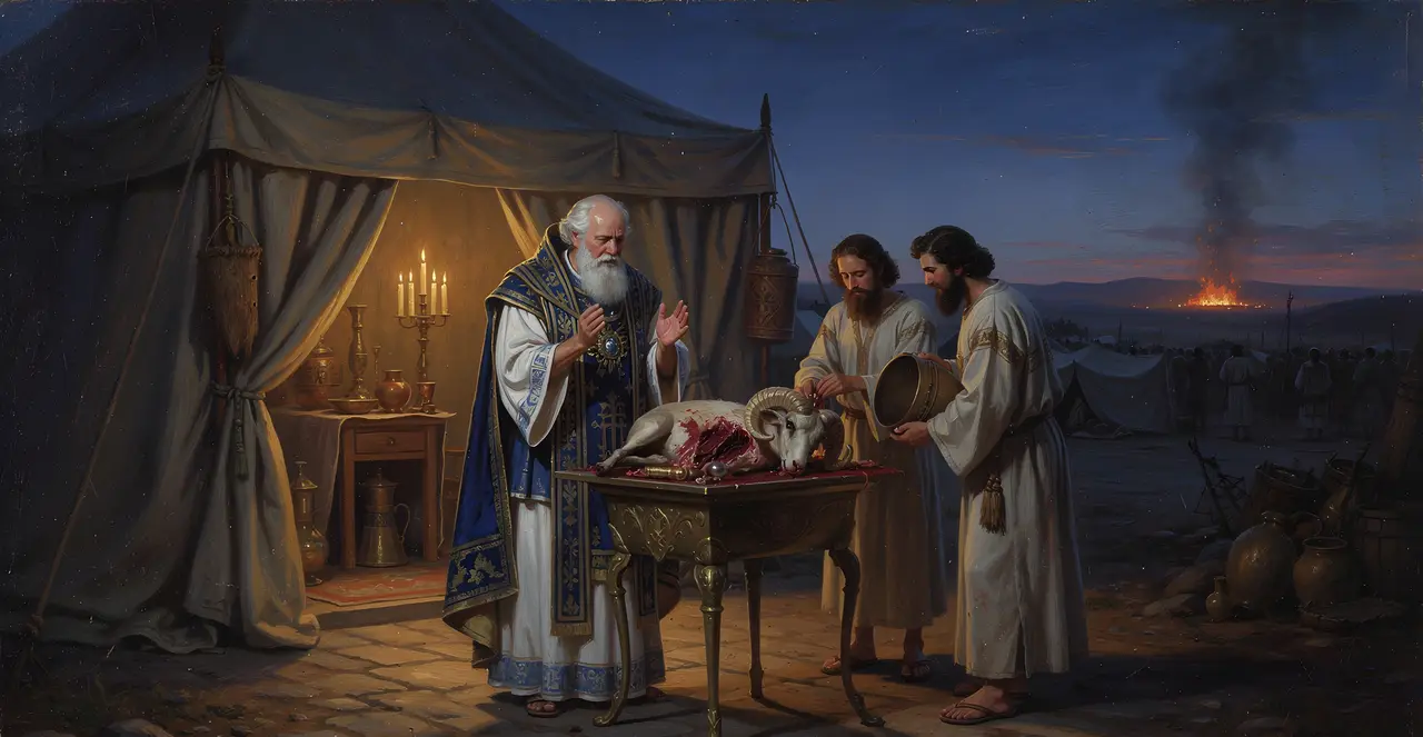 Exodus 29:14-17 — Exodus, oil painting · TruthPrints
