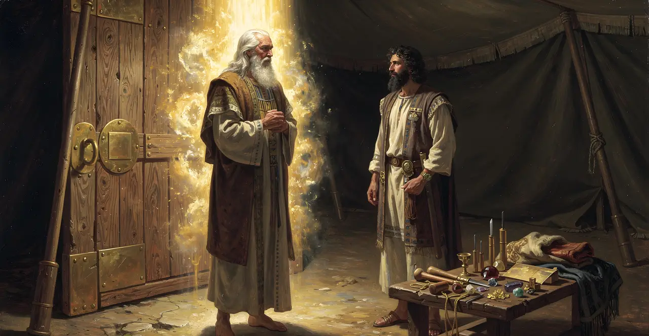 Exodus 31:1-5 — Exodus, oil painting · TruthPrints