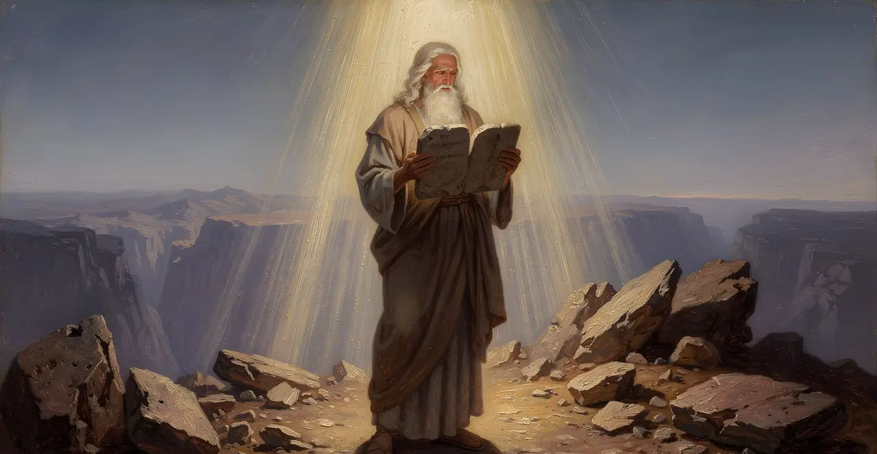 Exodus 31:17-18 — Exodus, oil painting · TruthPrints