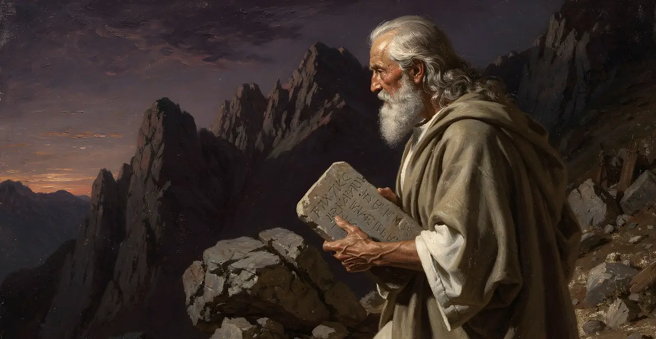 Exodus 32:13-15 — Exodus, oil painting · TruthPrints