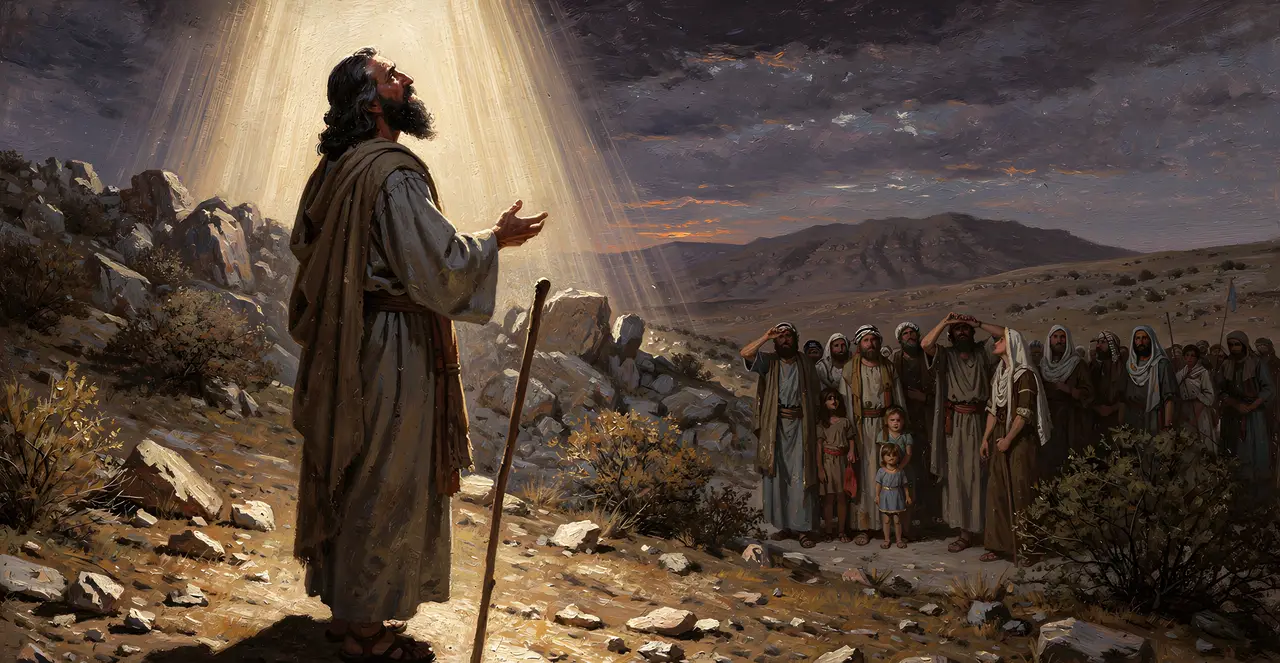 Exodus 34:10-12 — Exodus, oil painting · TruthPrints