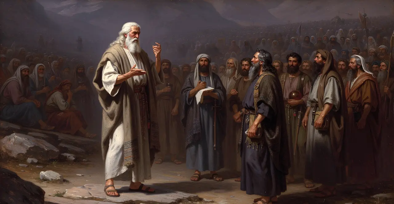 Exodus 35:1-4 — Exodus, oil painting · TruthPrints